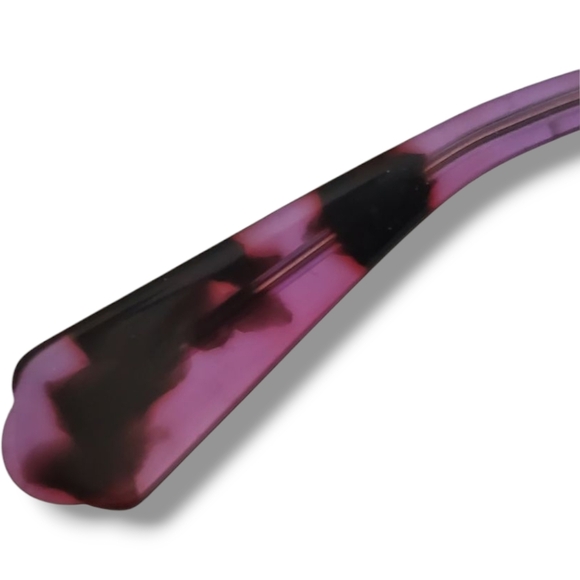 Balmain BL1053 03 Women's PURPLE TORTOISE Frame Sunglasse Eyeglass Gold Accents - Picture 9 of 11